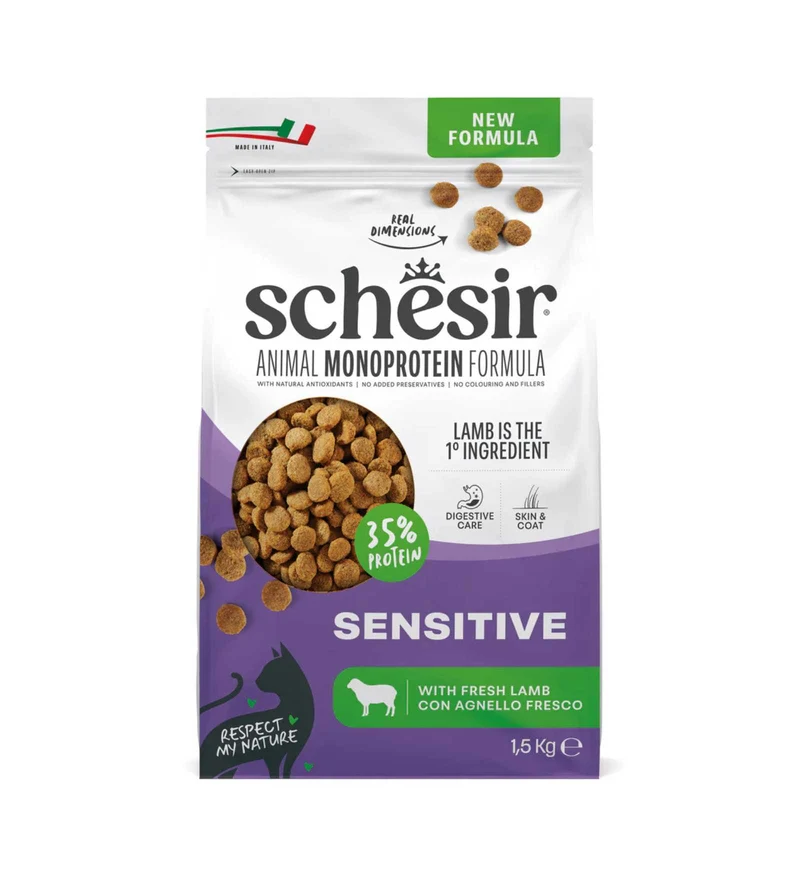 SCHESIR GATTO MONOPROTEIN SENSITIVE ADULT AGNELLO