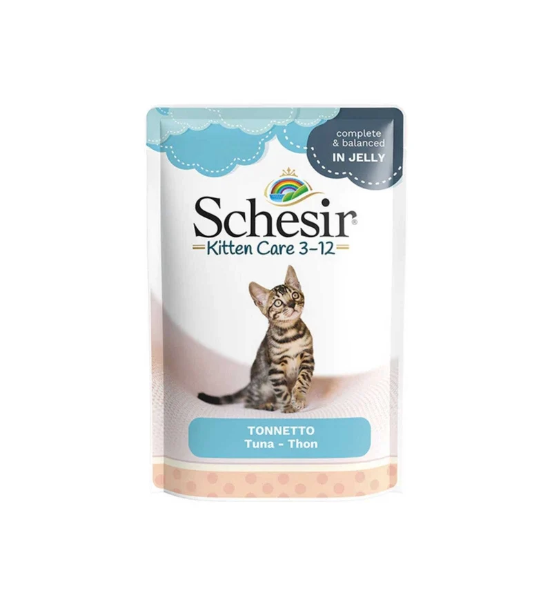 SCHESIR GATTO KITTEN AL TONNO DA 85 GR IN BUSTA