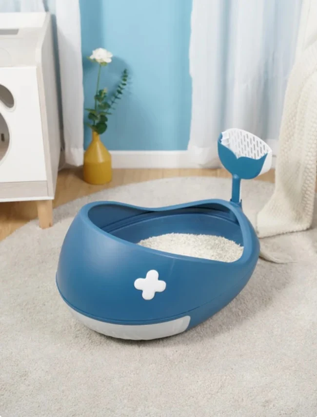 BALENA BAGNO NATURA - Lettiera di Design per Gatti con OMAGGIO