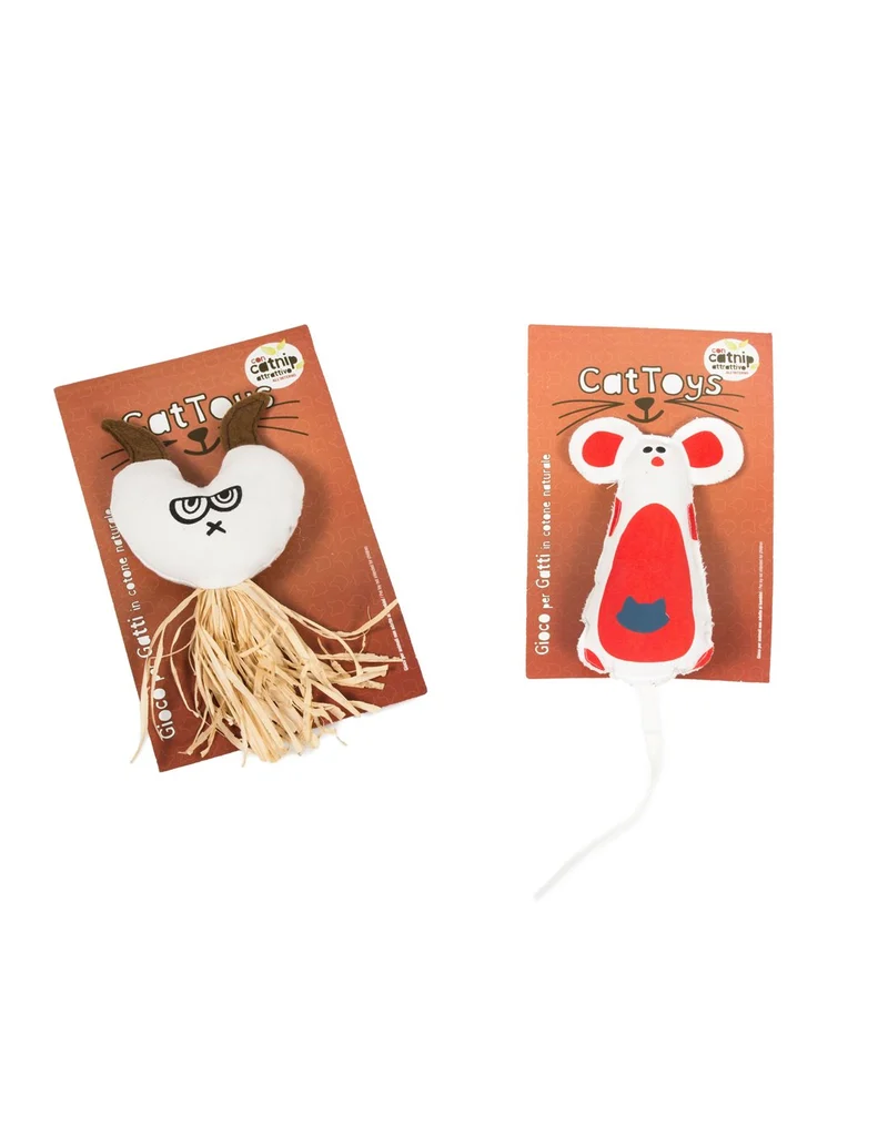 Farm Company Animaletti Assortiti Cotone Naturale Giochi per Gatti