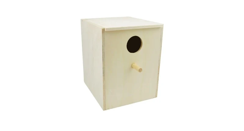 CASSETTA NIDO PER PAPPAGALLI VERTICALE 35.5 X 30 X 24 CM
