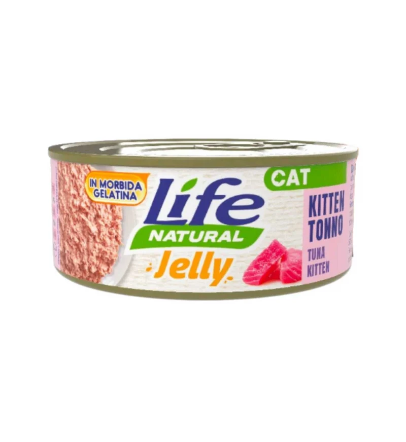 LIFEPETCARE GATTO LIFE CAT KITTEN TONNO IN JELLY DA 70 GR IN LATTINA