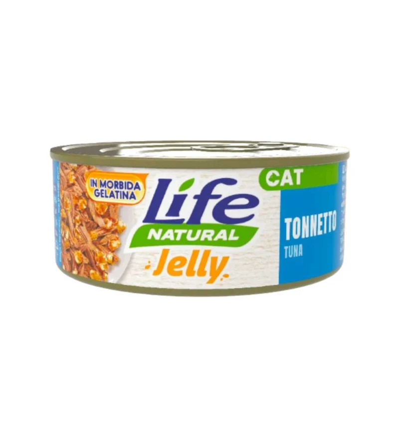 LIFEPETCARE GATTO LIFE CAT TONNETTO IN JELLY DA 70 GR IN LATTINA
