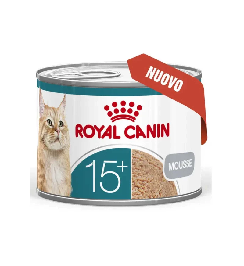 ROYAL CANIN FHN GATTO AGEING 15 + MOUSSE AIRLIFT DA 85 GR IN LATTINA