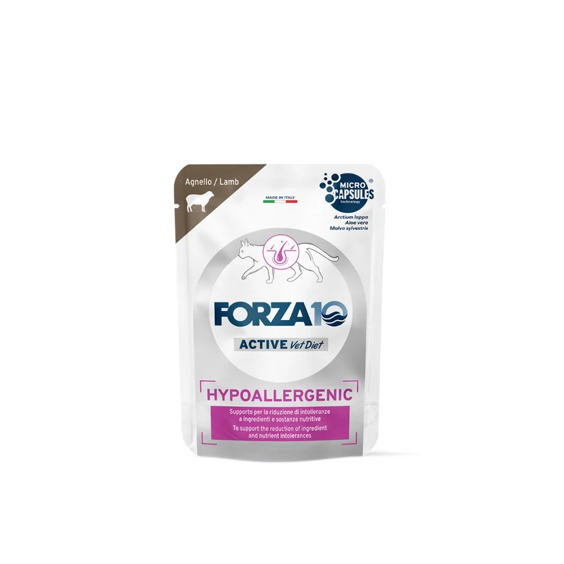 Forza 10 Umido Gatto Ipoallergenico Hypoallergenic Active 80g