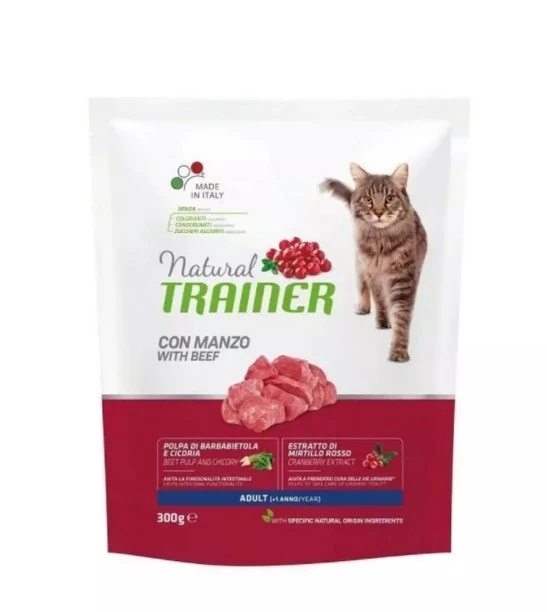 Natural Trainer Gatto Adulto - Manzo 300 gr