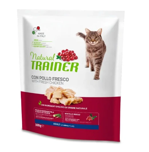Natural Trainer Gatto Adulto - Pollo 300 gr